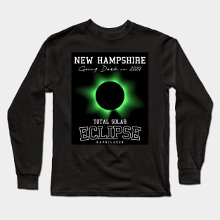 2024 Total Solar Eclipse New Hampshire USA Path of Totality Tees Long Sleeve T-Shirt